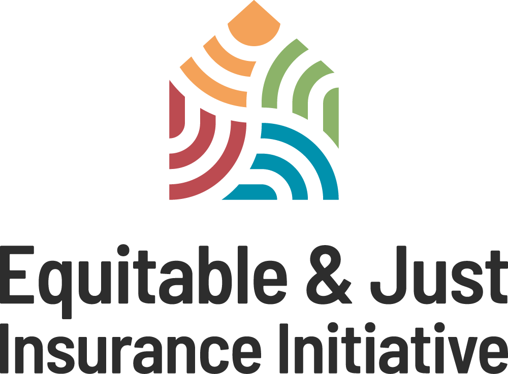 Equitable & Just Insurance Initiative full logo lockup