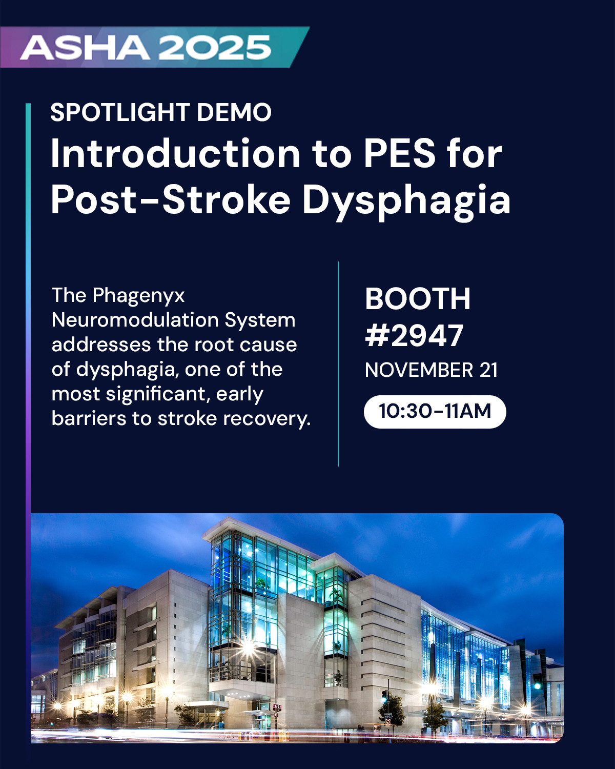 Phagenesis ASHA conference creative, second execution