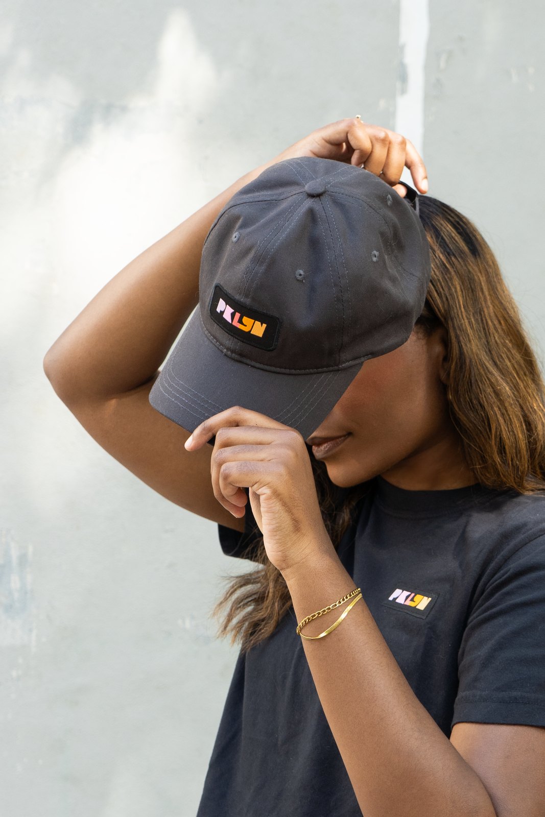 PKLYN patch hat in grey